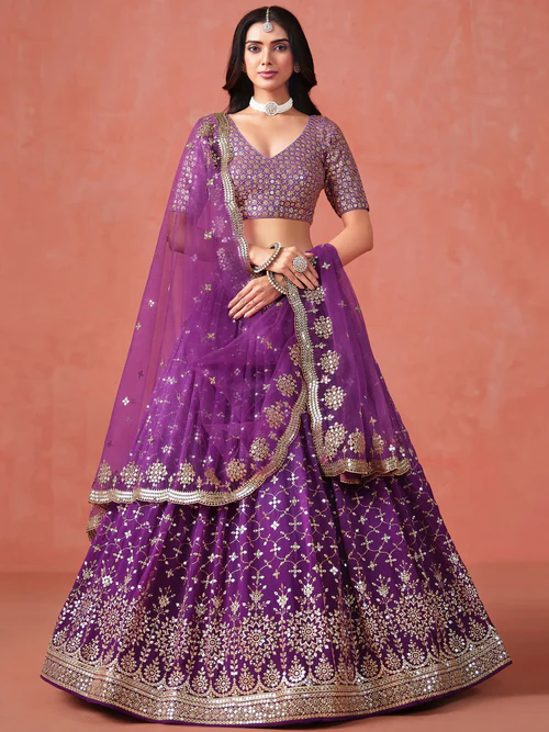 Party Wear Georgette Lehenga